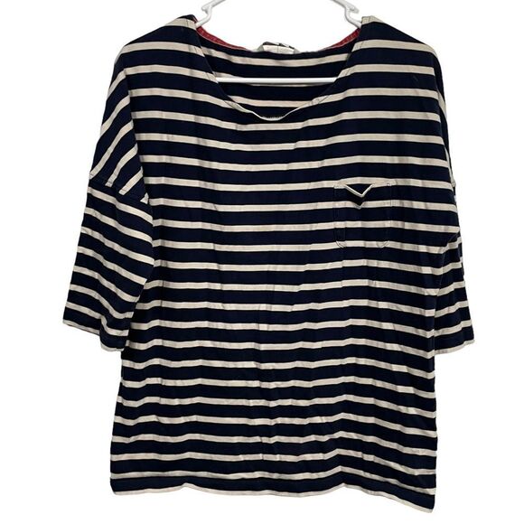 Boden Striped Long Sleeve Relaxed Fit T-Shirt - Picture 1 of 4